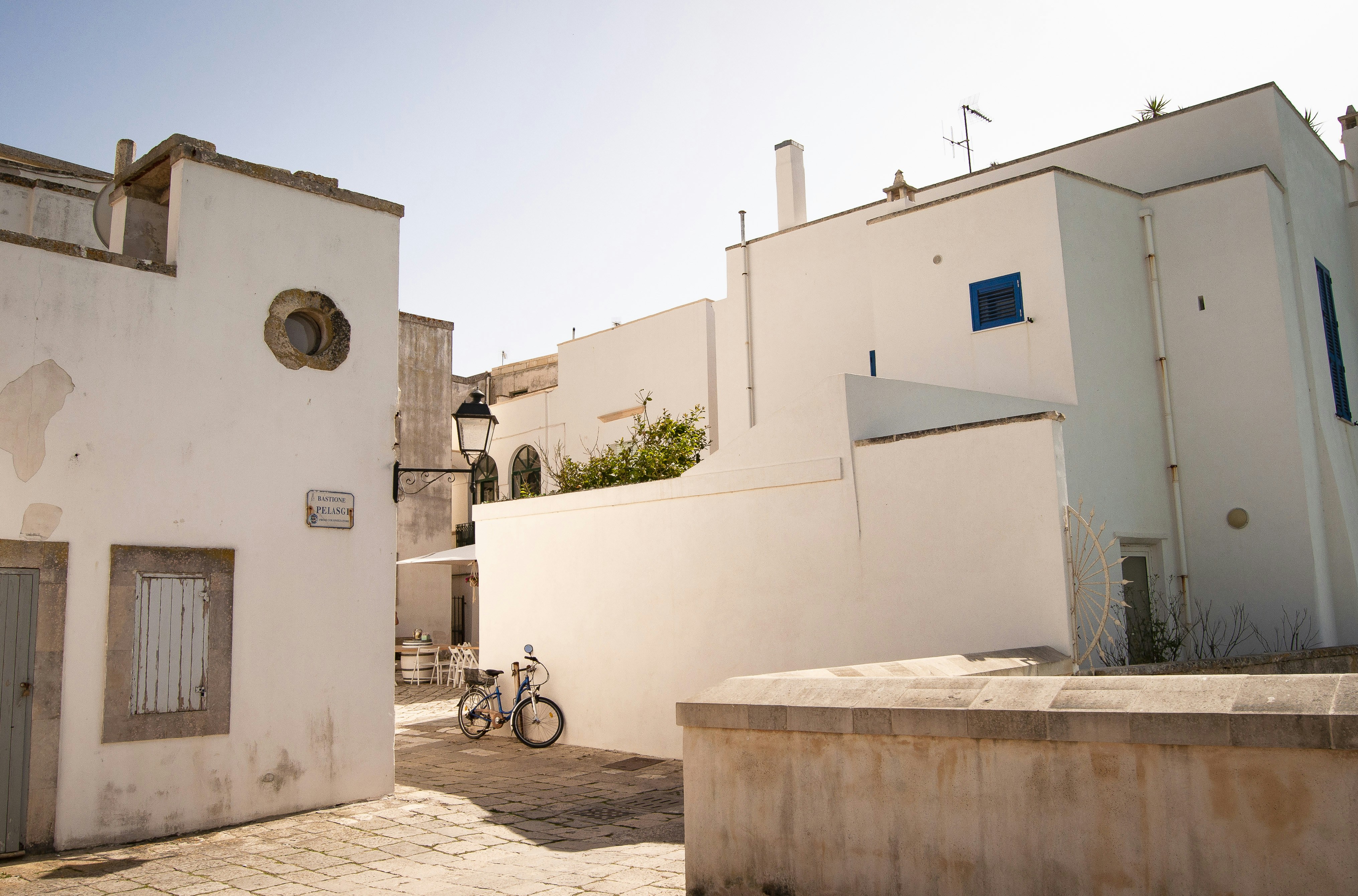 White house, Otranto, Puglia, Italy