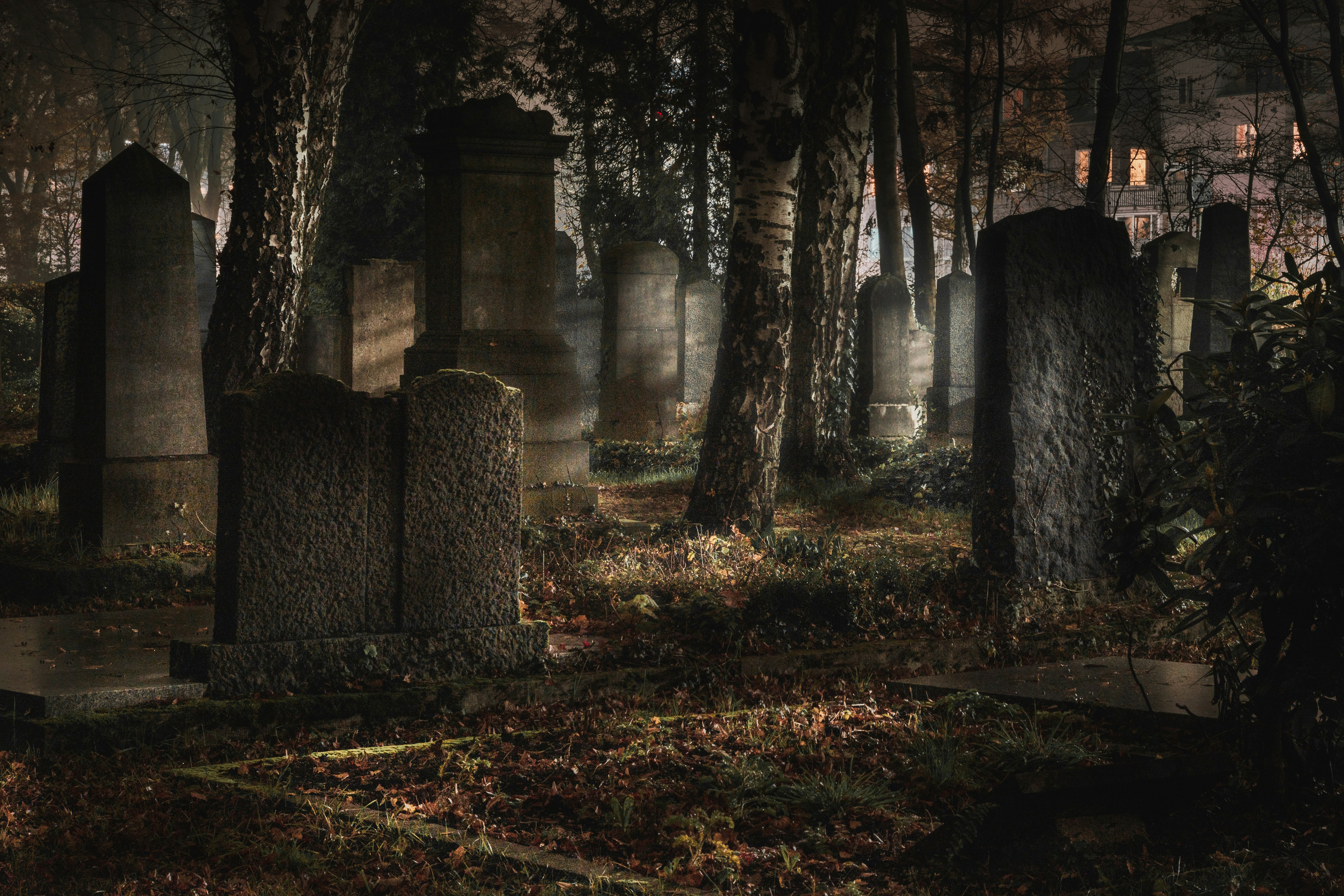 Dark Gothic Cemetery