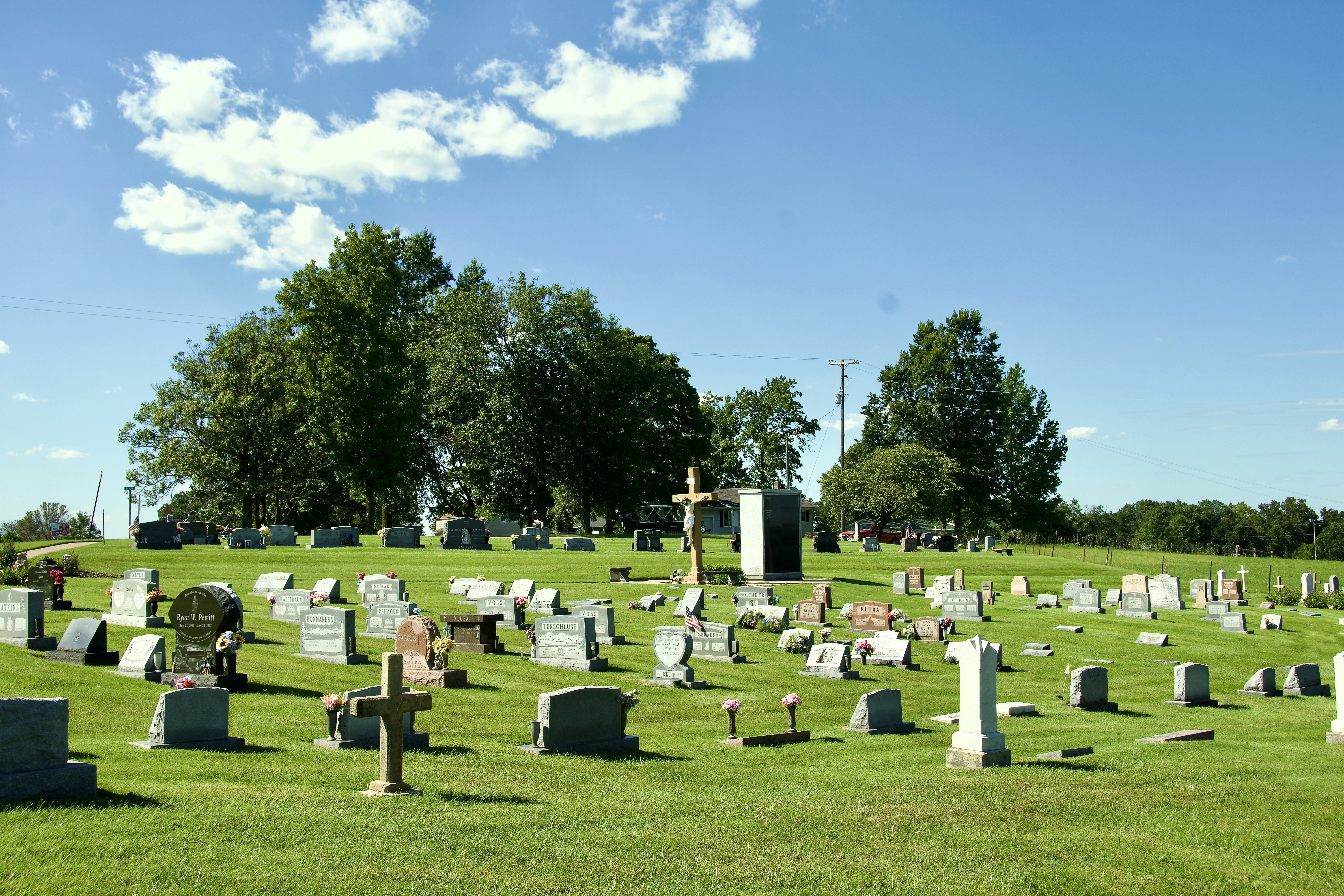 A cemetery with many gravestones photo Free United states Image on