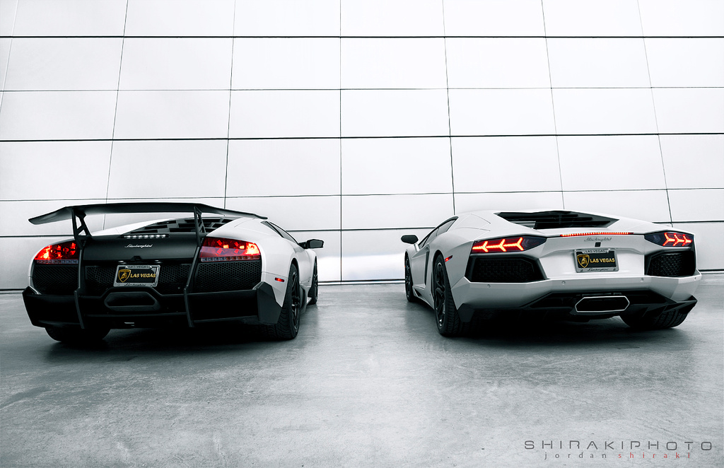 Aventador vs Murcielago SuperVeloce Shoot