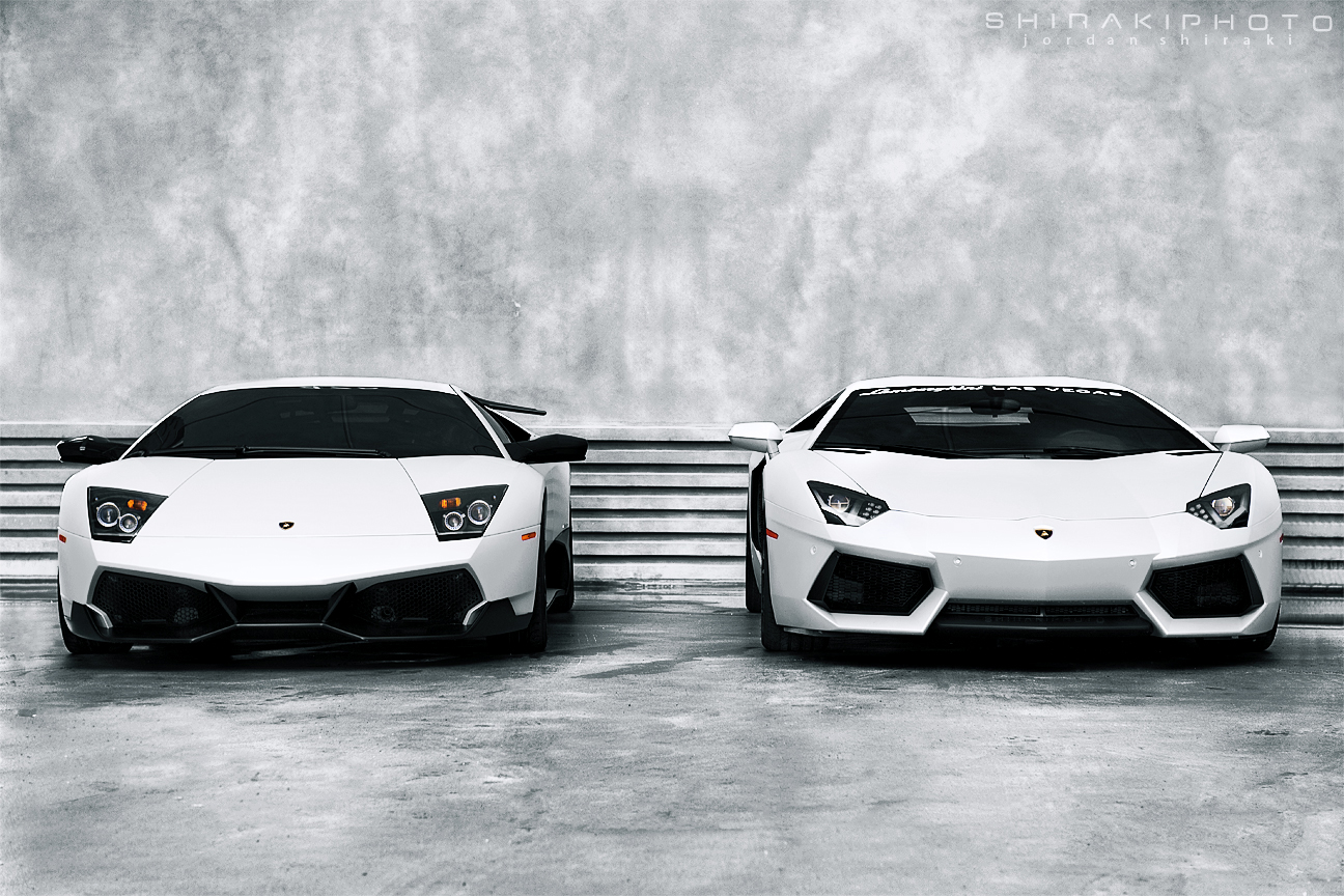 Aventador vs Murcielago SuperVeloce Shoot