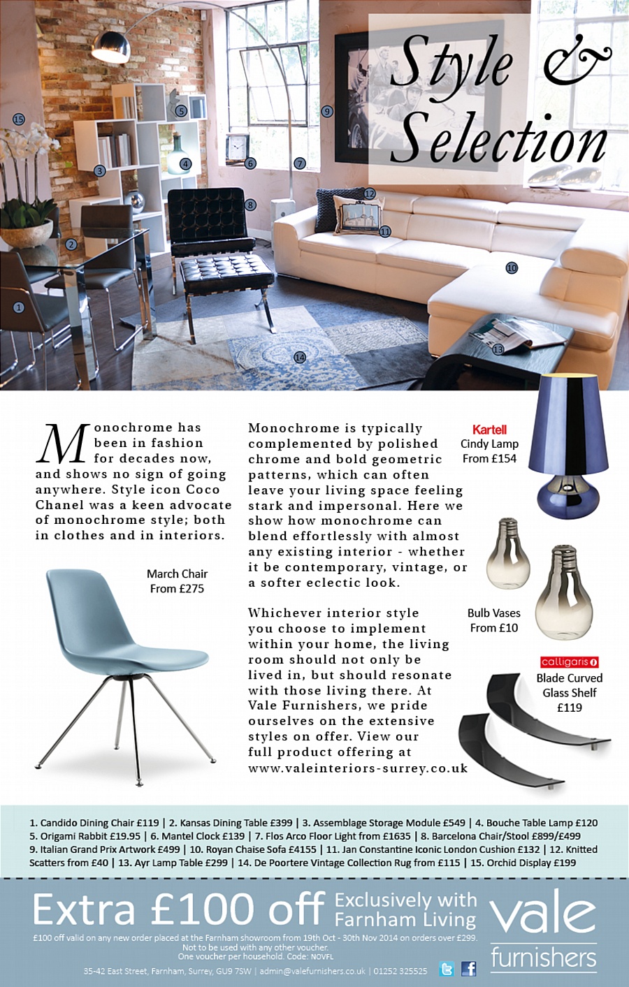 Media and Press Vale Furnishers