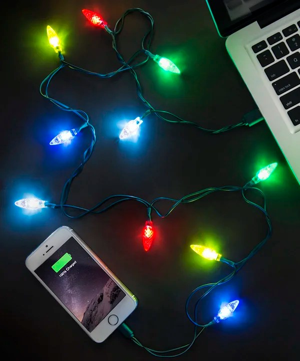 Christmas Light Charging Cable Lightning charging cable with Christmas