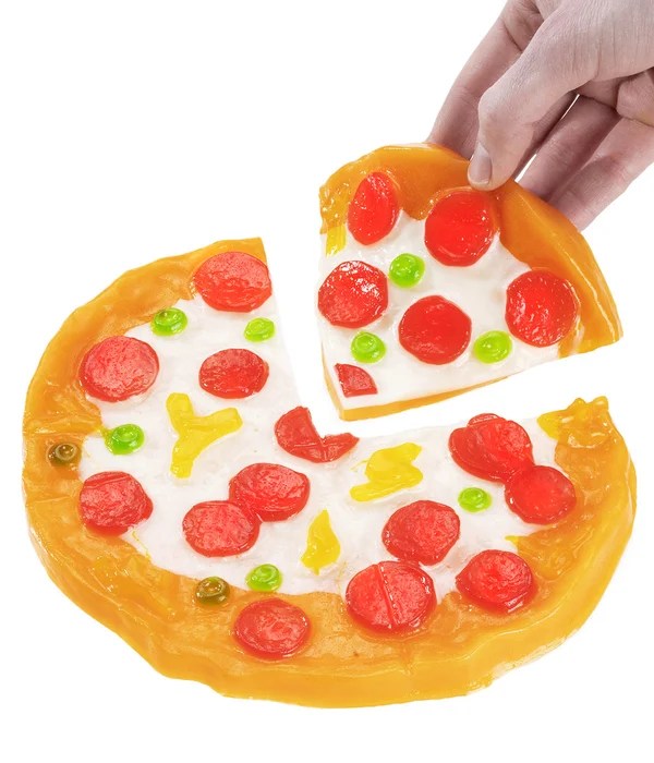 Gummy Pizza Delicious gummy in the shape of a pizza