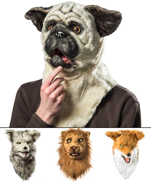 Mouth Mover Mask Creepy animal masks that move when you talk!