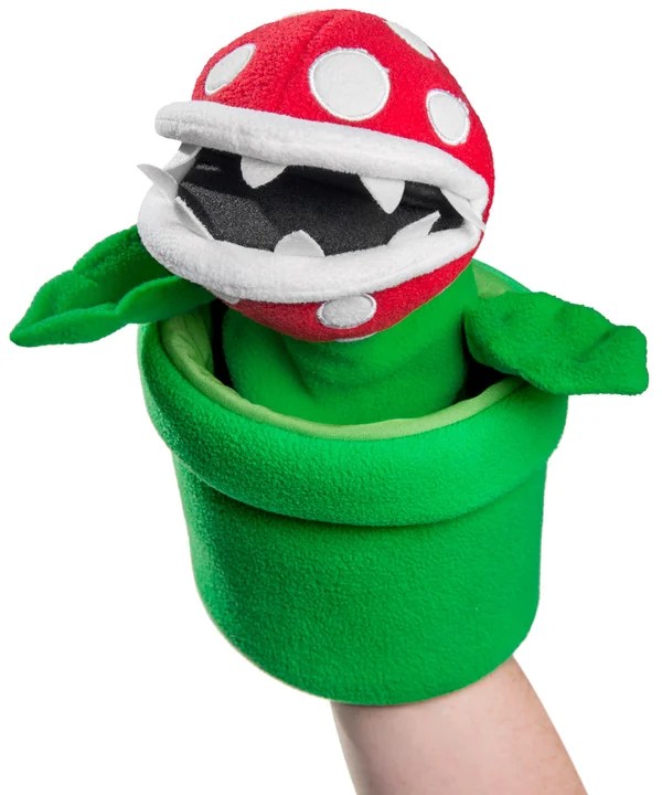 Piranha Plant Puppet Hand puppet plant with a taste for plumbers.