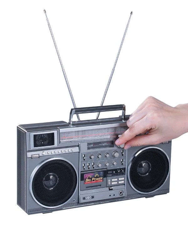 Retro Boombox Bluetooth Speaker Blast old school tunes in a new school