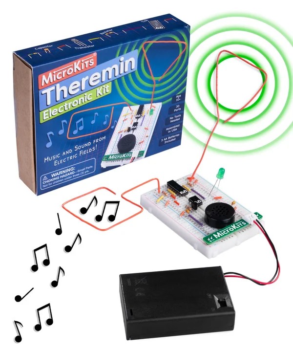 Theremin Kit Make your own electronic musical instrument in minutes!