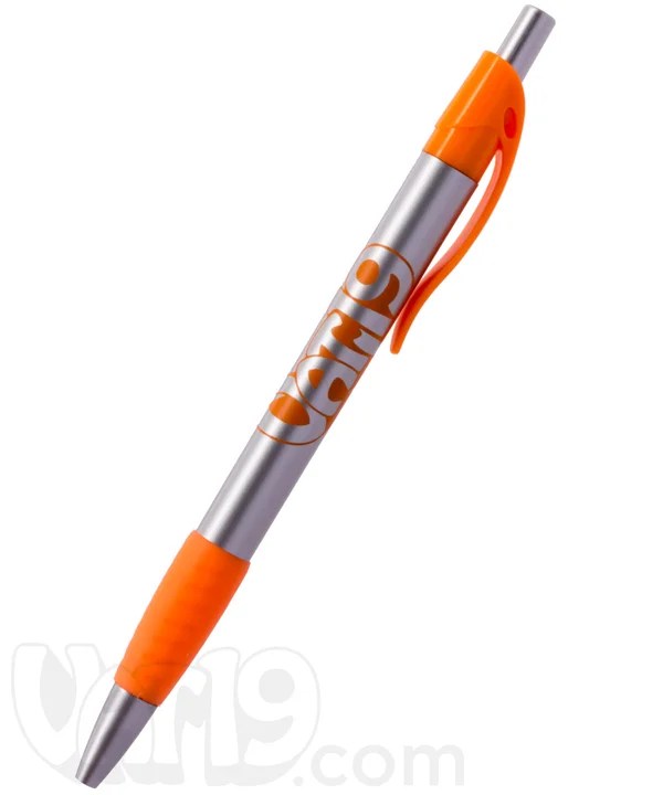 Official Retractable Ballpoint Pen with rubber grip