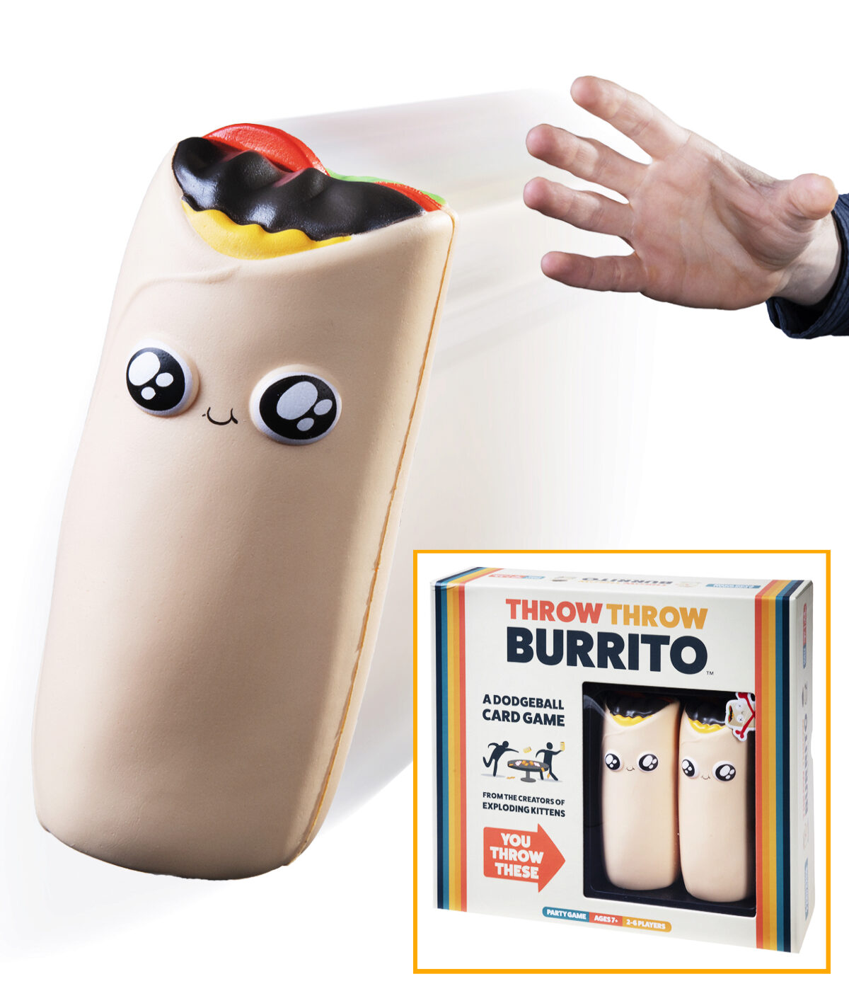 Throw Throw Burrito A card game that combines frantic matching with