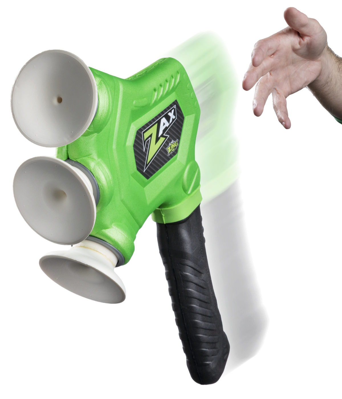 Zax A foam throwing axe that can stick to almost anything.