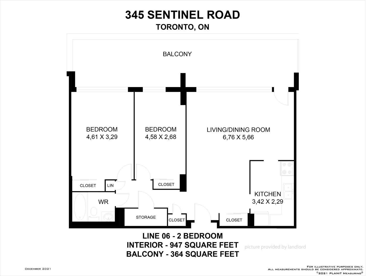 For rent 345 Sentinel Rd. North York, 2 bdrm Viewit 9487
