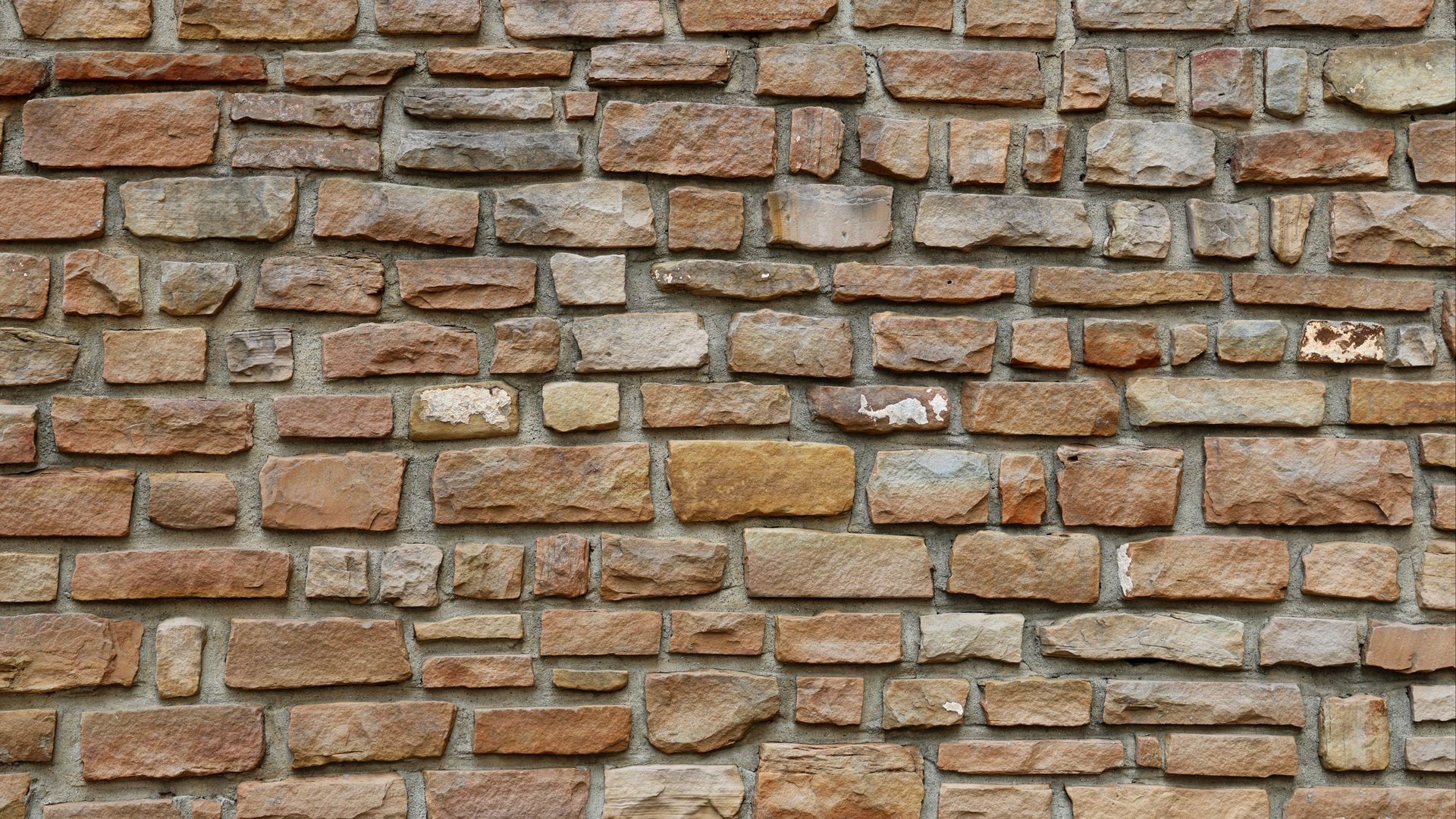 Download wallpaper 1920x1080 bricks, wall, background, relief full hd
