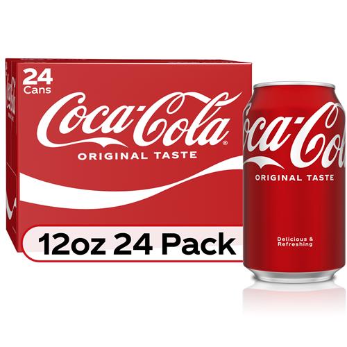 CocaCola® Classic Coke, 12 oz. Can, 24/CS WB Mason