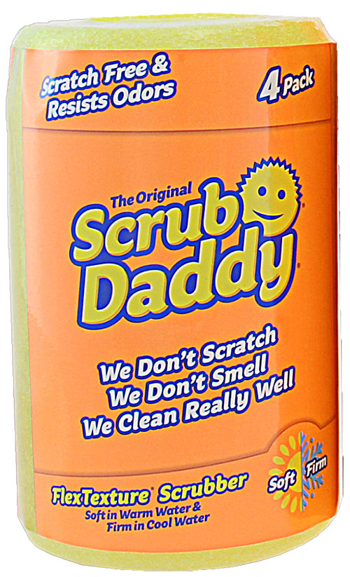 Scrub Daddy® ScratchFree Cleaning Tools Value Pack, 1 4/7" x 4", 4/PK