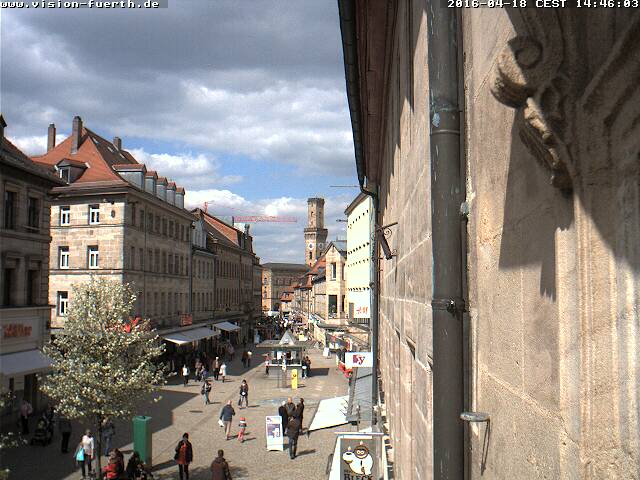 Live Webcam Fürth (Bayern) Fußgängerzone Fürth