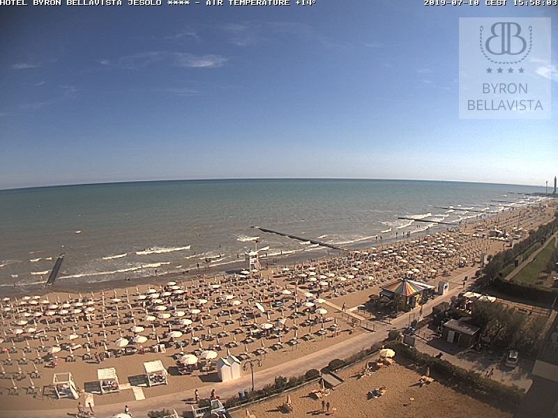 Jesolo Strandpanorama Webcam Galore
