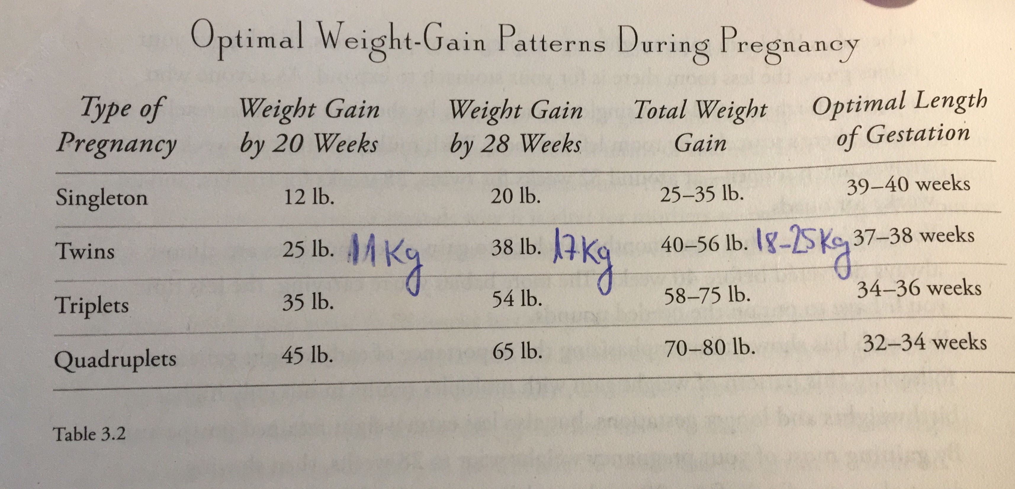 Twin Pregnancy Weight Gain Week By Week - PregnancyWalls