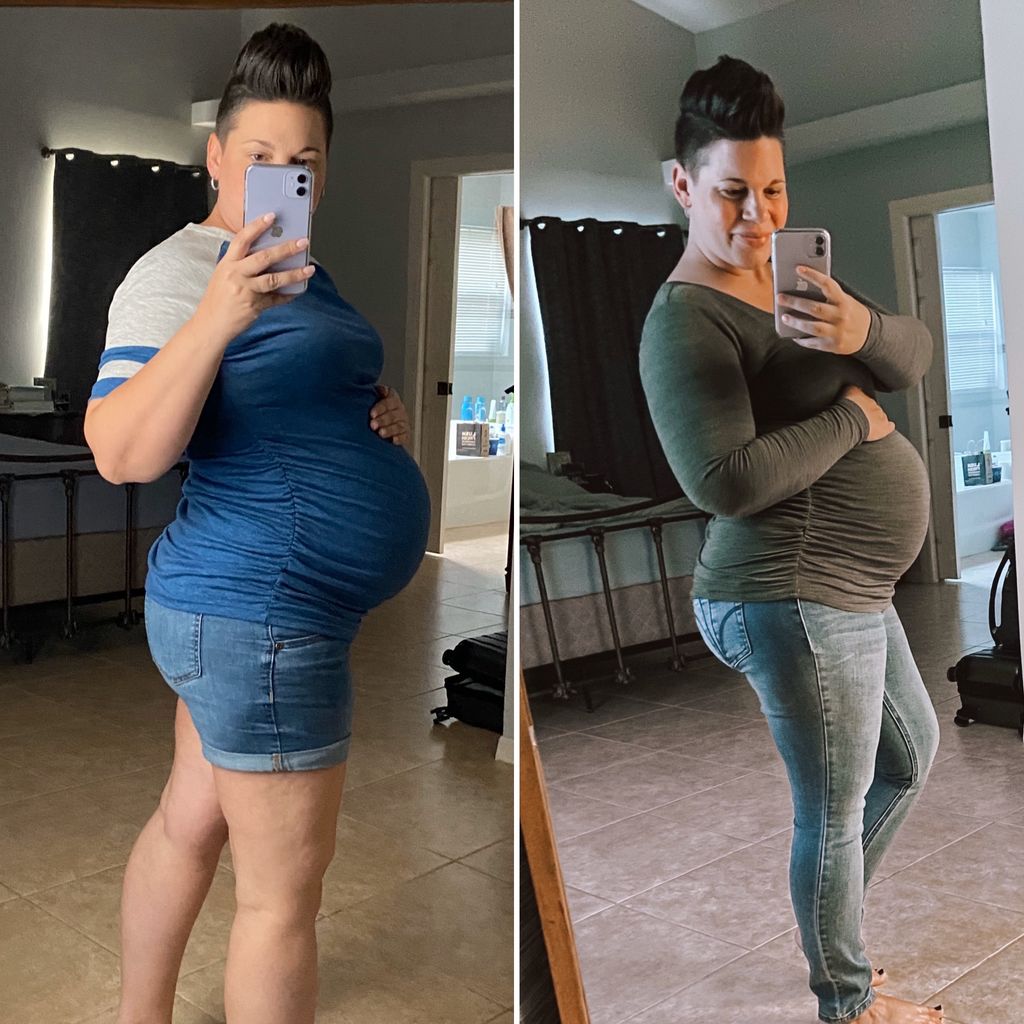 37 Weeks Pregnant Belly