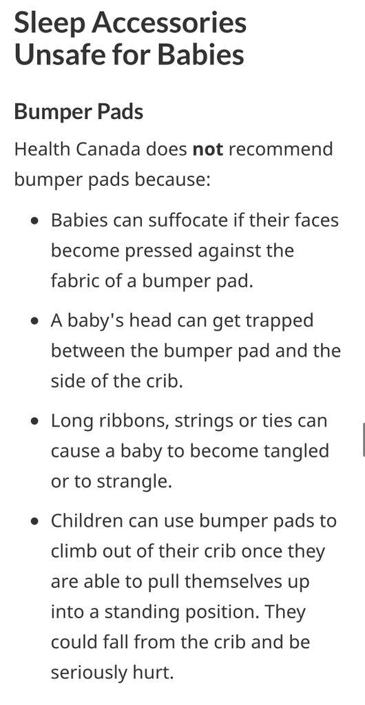 Crib bumpers March 2022 Babies Forums What to Expect