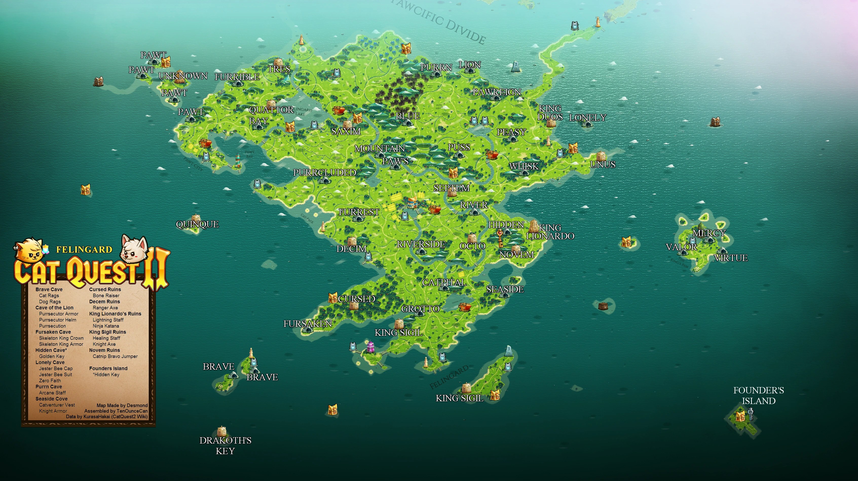 World Maps Cat Quest 2 Wiki Fandom