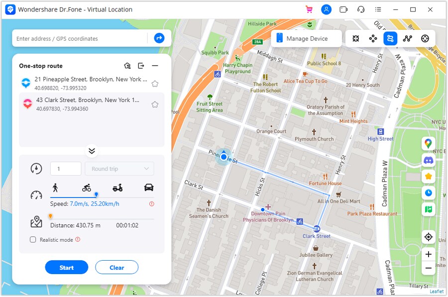 How to Perform Special Functions With Dr.Fone Virtual Location?