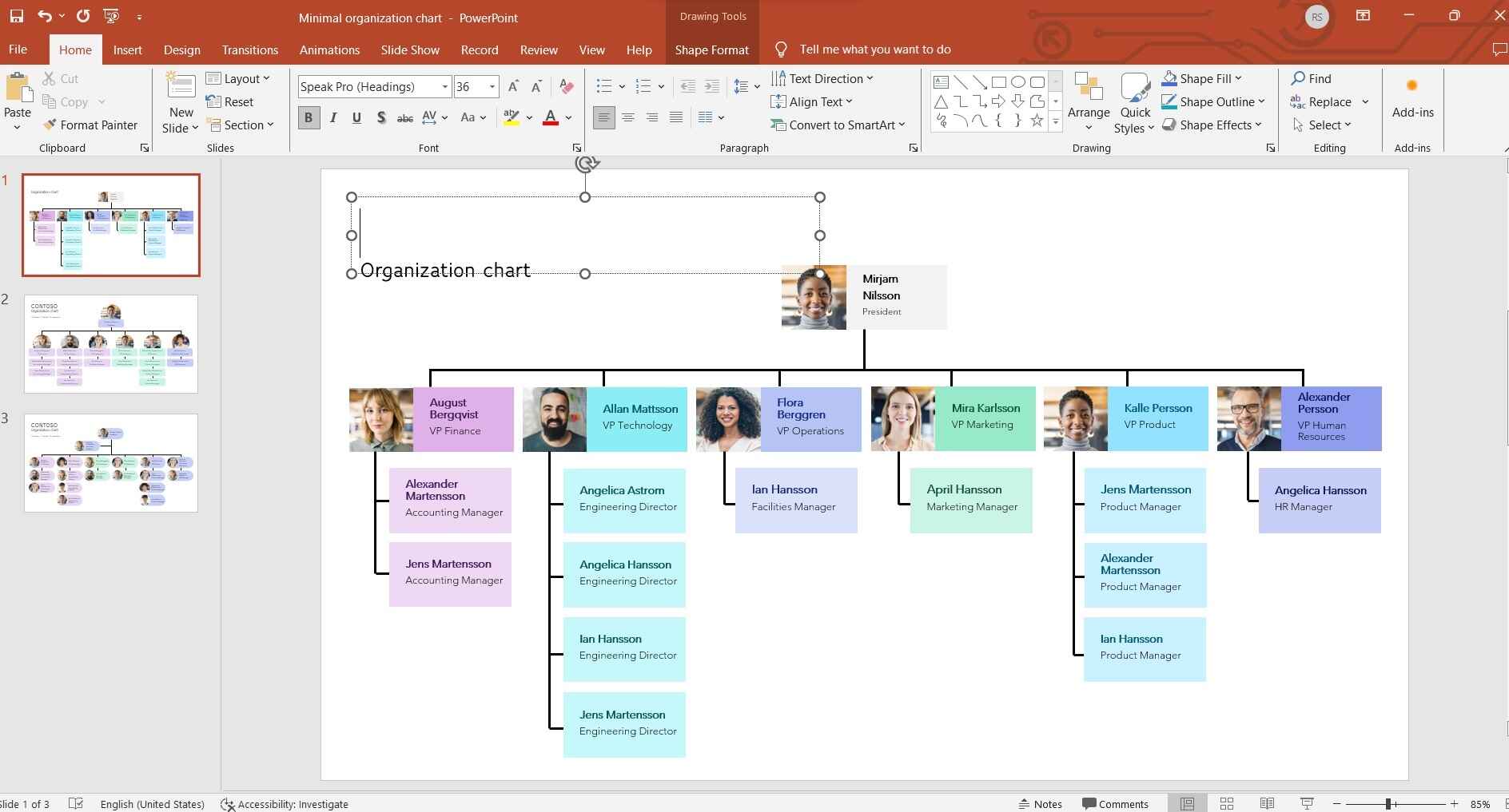 How to Create Org Chart in PowerPoint