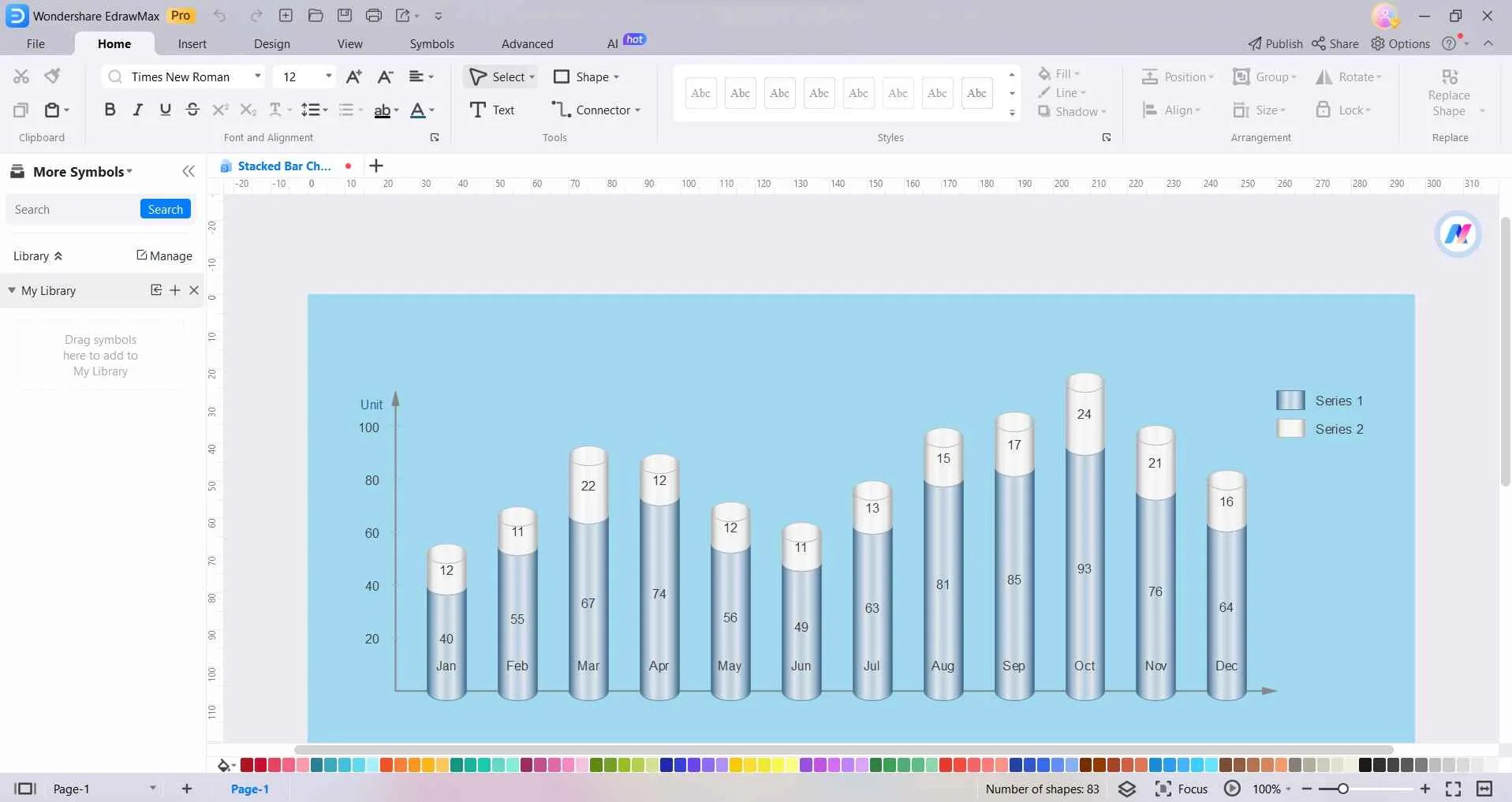 How to Create a Stacked Bar Chart in Excel With 3 Variables