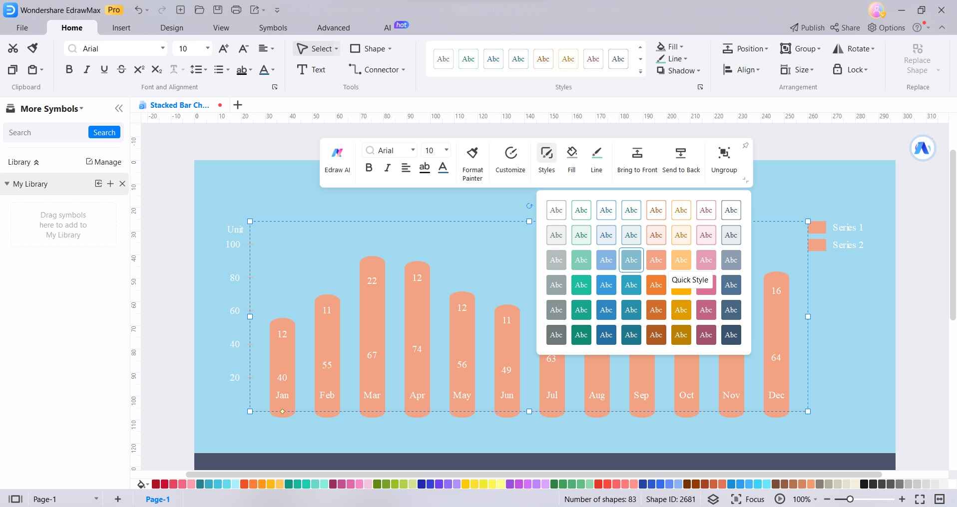 How to Create a Stacked Bar Chart in Excel With 3 Variables