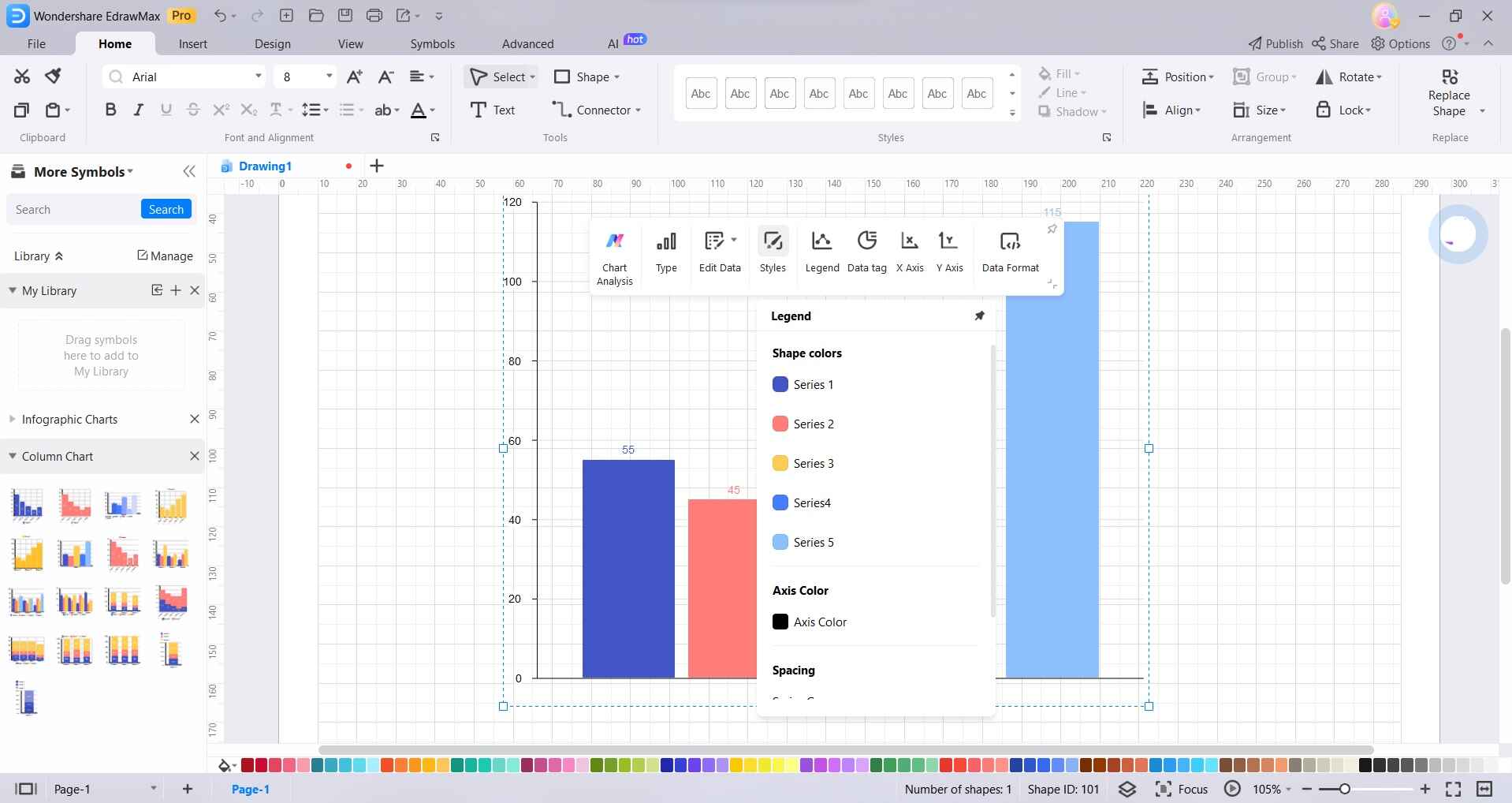 How to Create a Stacked Graph in Excel