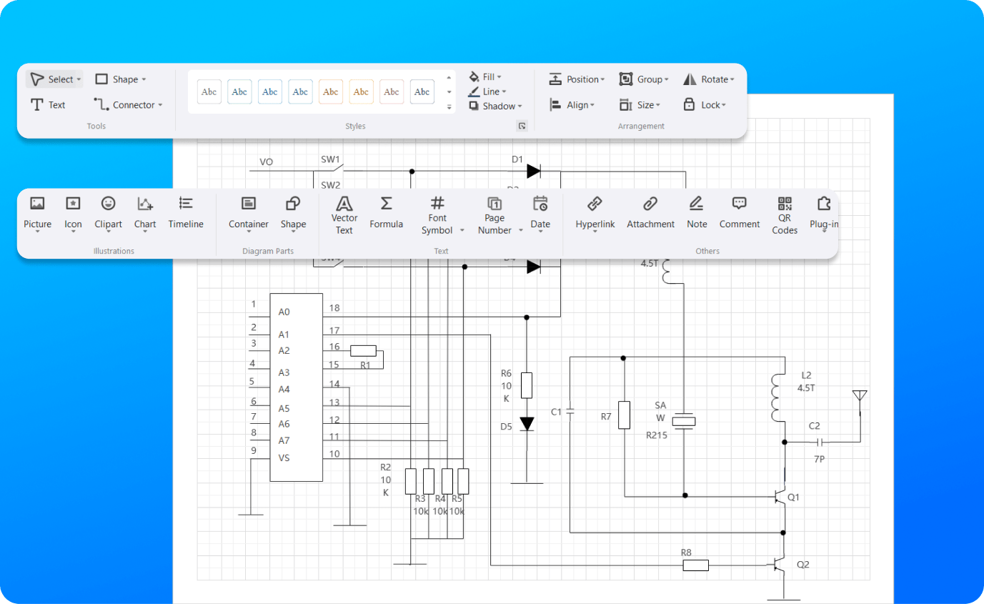 Free Online Electrical Design Software with Free Templates