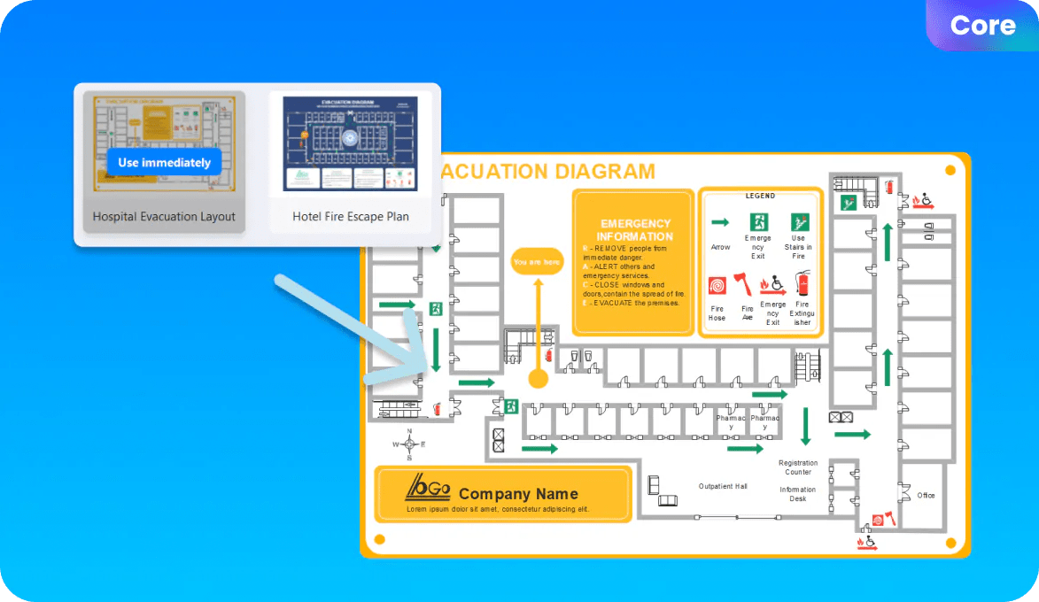 Free Online Evacuation Plan Maker with Templates