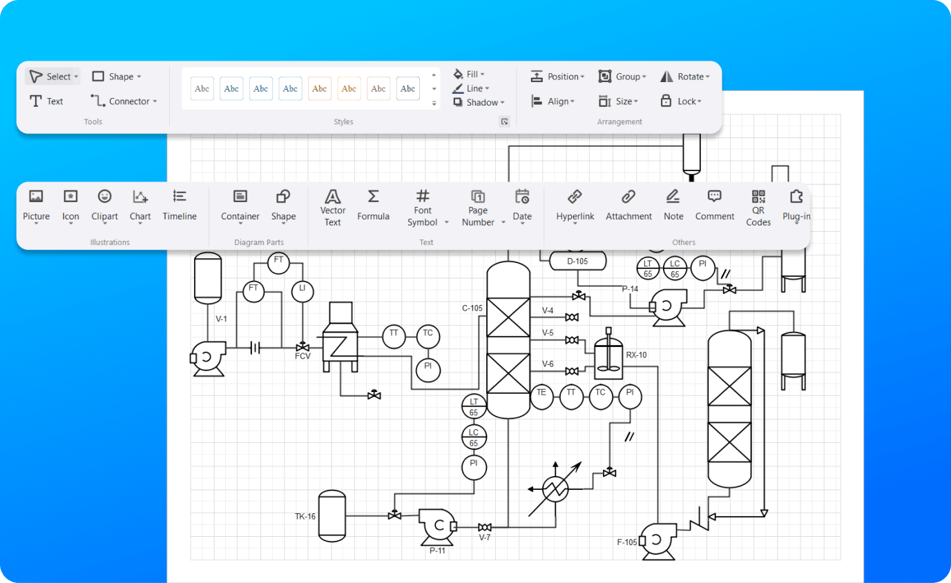 Free P&ID Software with Templates