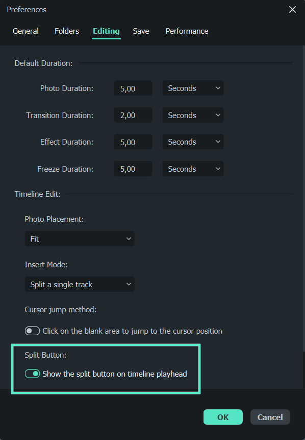 Split & Trim Video Filmora Guide