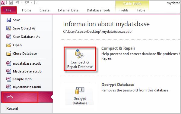 2 Ways to Repair Microsoft Access Database File and Recover Data