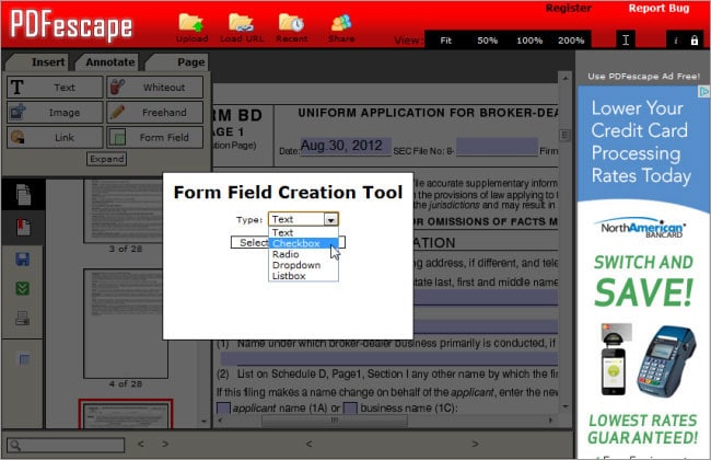Scarica gratis: pdfescape free pdfescape free per Windows