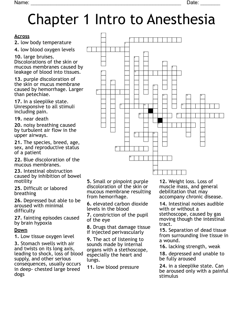Health Conditions Crosswords, Word Searches, Bingo Cards WordMint