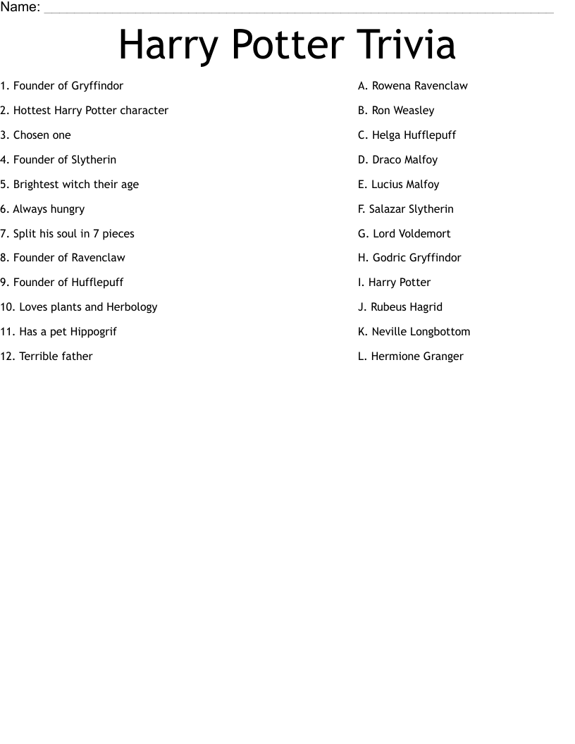 Entertaining Harry Potter Party Games Printables And Group