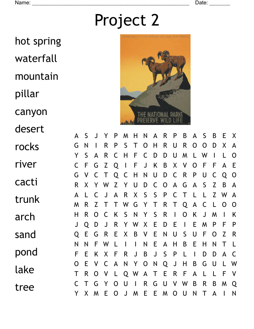 Project 2 Word Search WordMint
