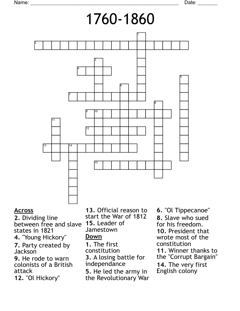 17601860 Crossword WordMint