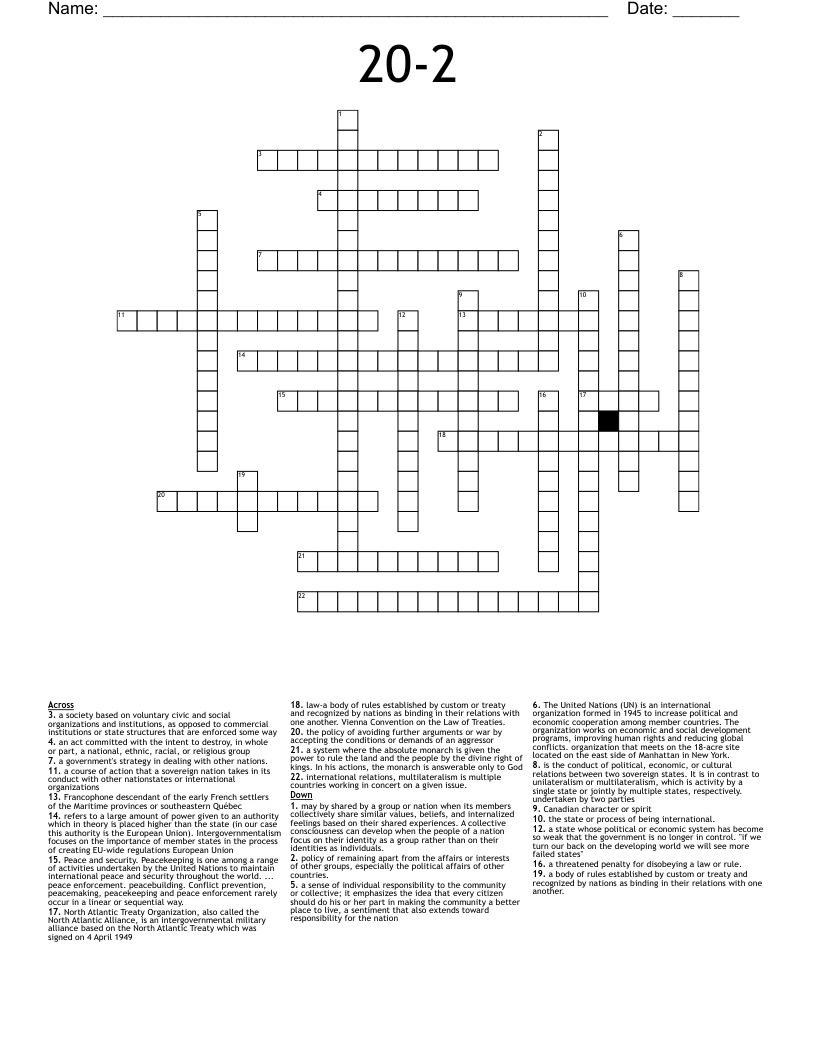 United Nations Peacekeeping Word Search WordMint