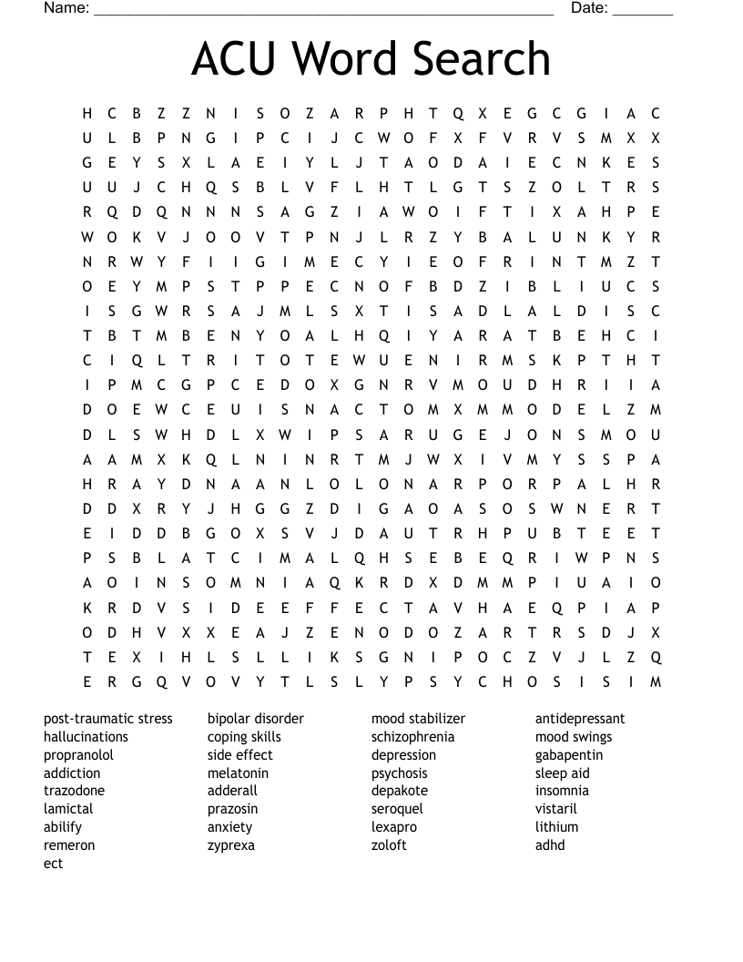 Words With Acu