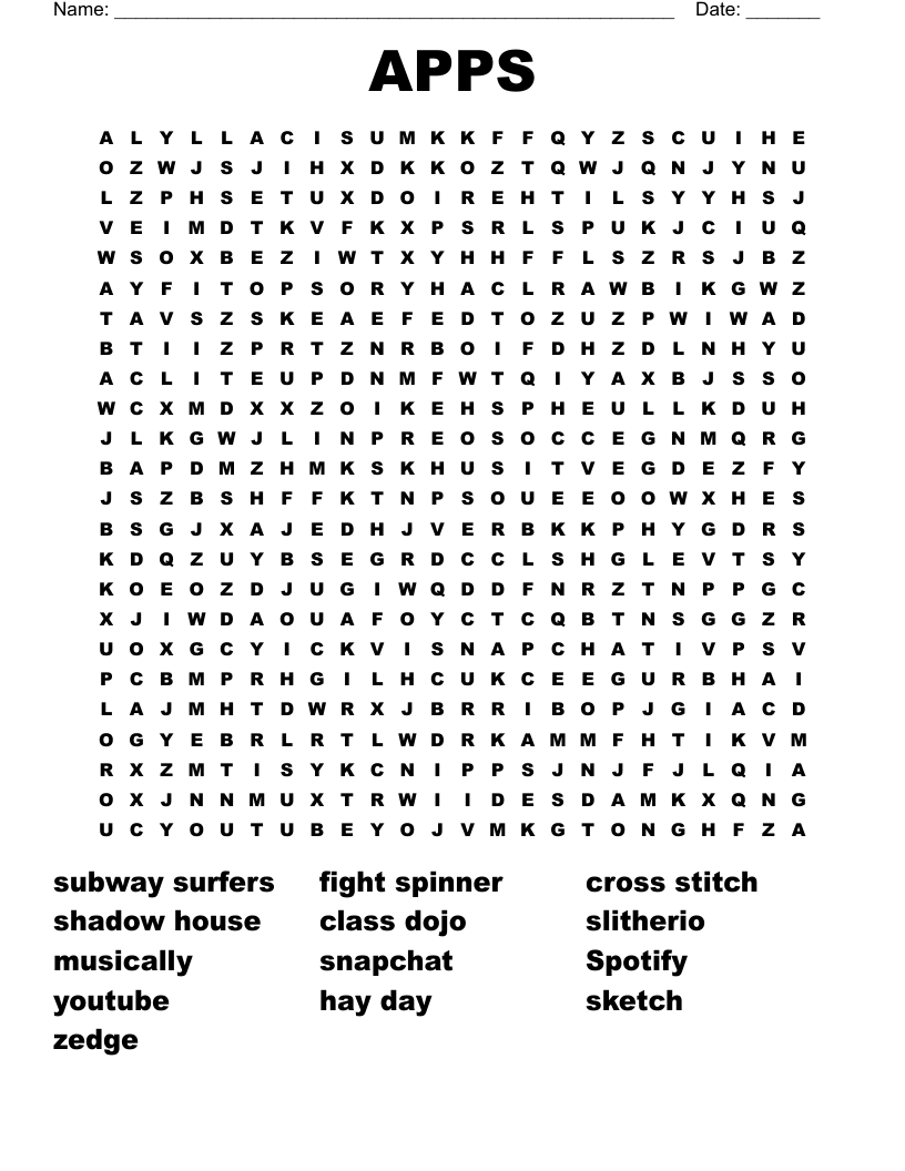 APPS Word Search WordMint