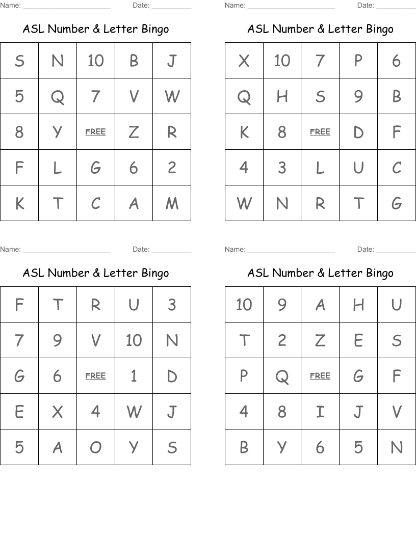 Similar to Letter Bingo WordMint