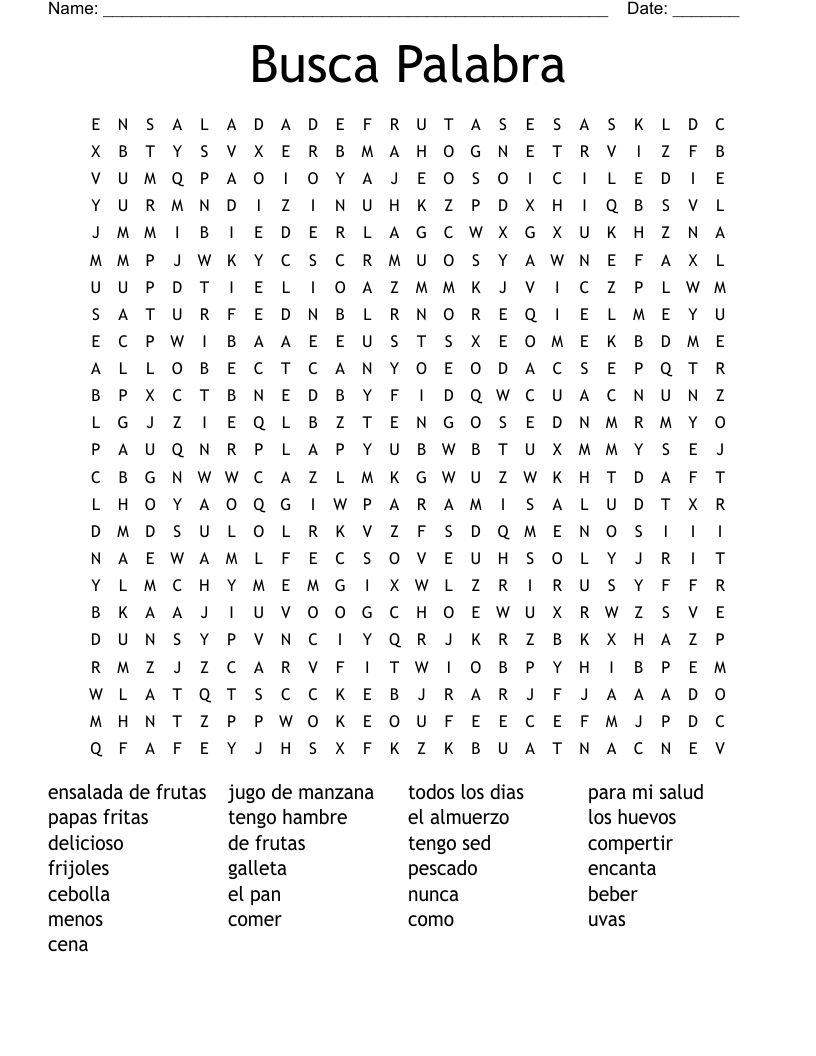 Buscapalabras Puzzles - WordMint