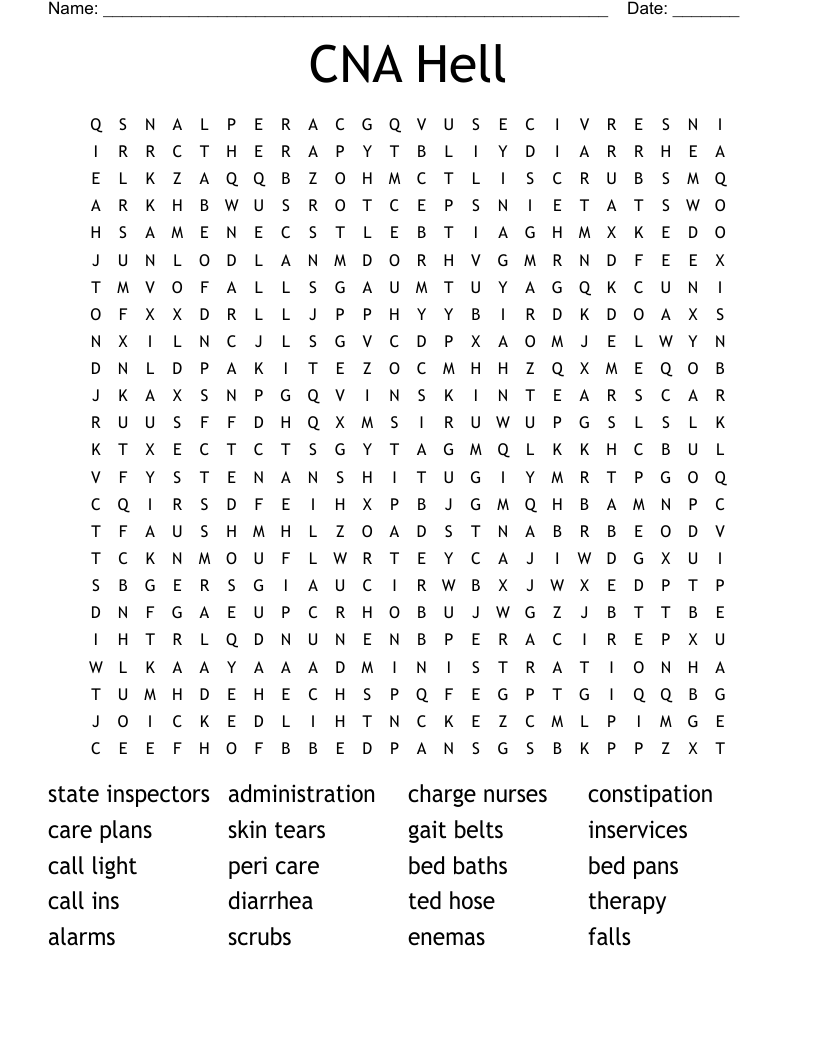 Cna Puzzles WordMint