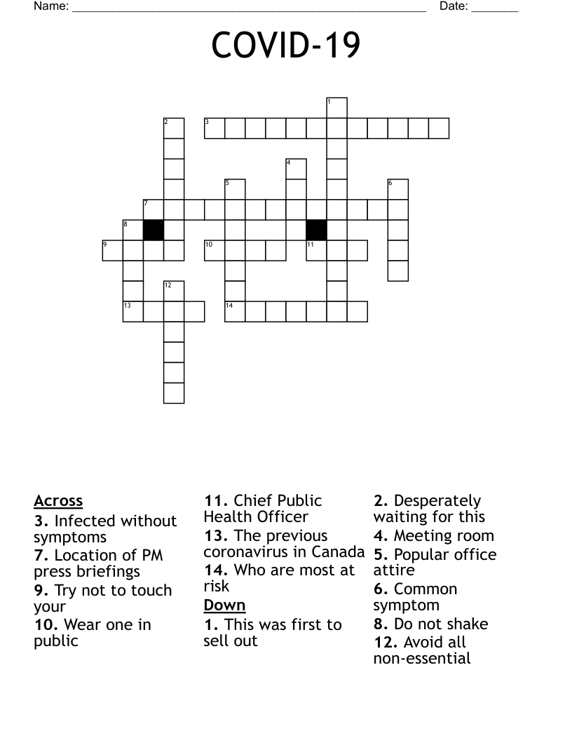 COVID19 Word Search WordMint