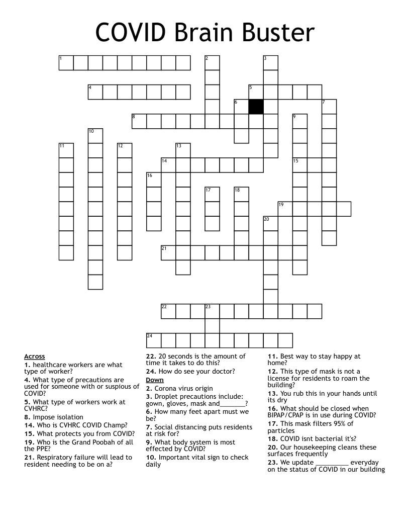 Covid19 Word Search WordMint