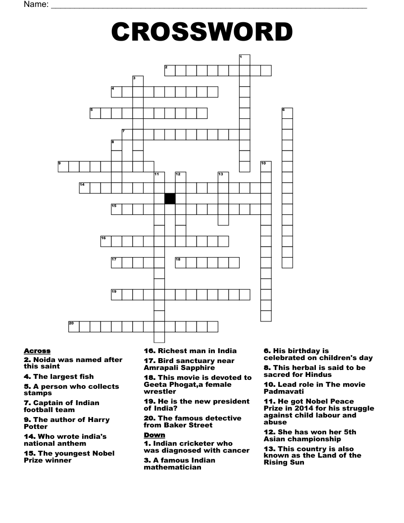 CROSSWORD WordMint