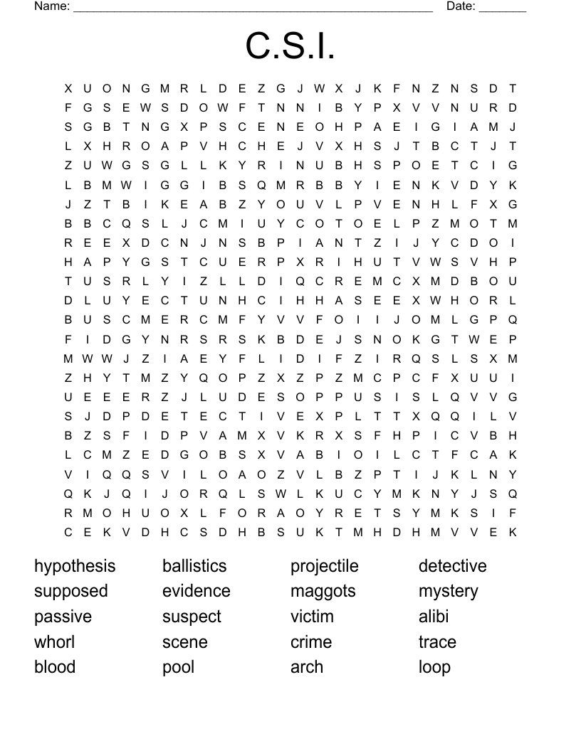 Mystery Word Search WordMint